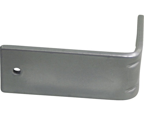 Hoekverbinder van metaal met boring