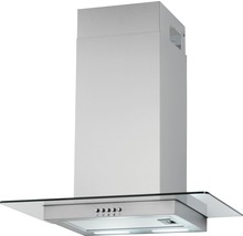 Metalen afzuigkap met glazen plank