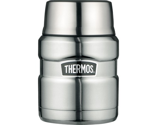Thermoskan van roestvrij staal met Thermos logo