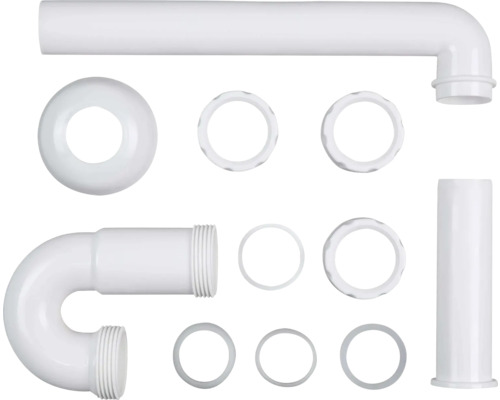 Afvoergarnituur sifon met afdichtingen