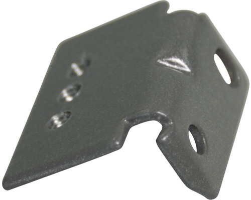 Hoekverbinding van metaal met bevestigingsgaten