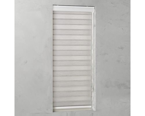SOLUNA Duo rolgordijn lichtdoorlatend D-R14 Ikaria grijs 60x175 cm SOLUNA Duo rolgordijn lichtdoorlatend D-R14 Ikaria grijs 60x175 cm