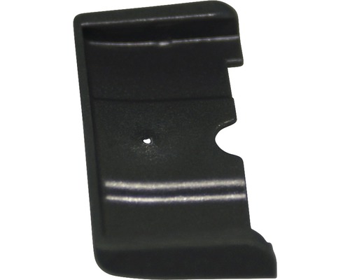 Zwarte hoekverbinder van kunststof