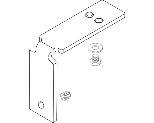 Beugel met schroeven en sluitring