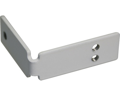 Hoekverbinder met twee gaten aan één kant en één gat aan de andere kant