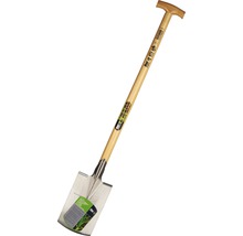Spade met T-greep en houten steel voor tuinwerkzaamheden