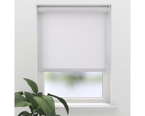 SOLUNA ECO ESSENCE Rolgordijn lichtdoorlatend Blanc 120x190 cm Raam met wit rolgordijn