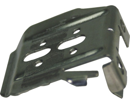 Metalen wandbevestiging met gaten