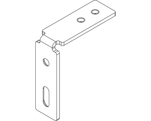 Hoekverbinder met gaten voor bevestiging