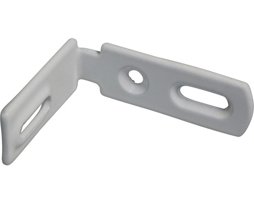 Kunststof hoek met bevestigingsgaten