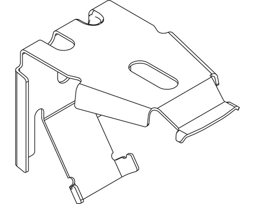 Metalen beugel voor wandmontage