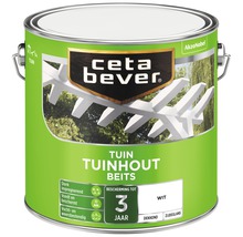 CETABEVER Tuinhoutbeits dekkend wit 2,5 l