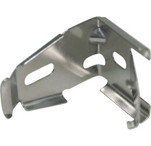 Metalen hoekverbinder met uitsparingen
