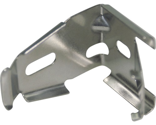 Metalen hoekverbinder met uitsparingen