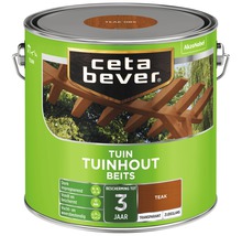 CETABEVER Tuinhoutbeits transparant zijdeglans teak 2,5 l