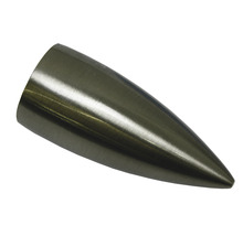 GARDINIA Memphis eindknop patroon rvs-optiek ø 16 mm 2 stuks