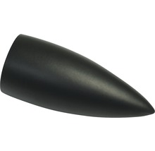 GARDINIA Memphis eindknop patroon zwart ø 16 mm 2 stuks