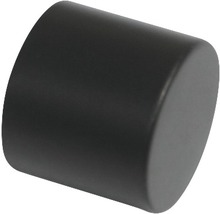 GARDINIA Memphis eindkap zwart ø 16 mm 2 stuks
