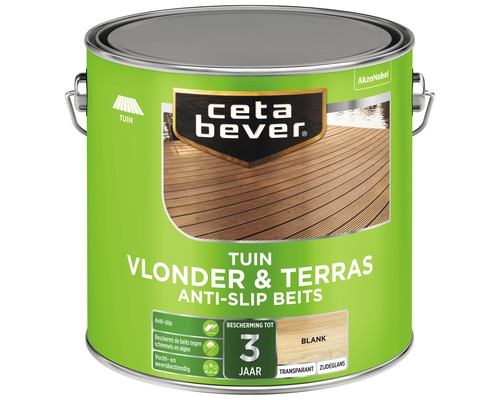 CETABEVER Vlonder & terrasbeits antislip kleurloos 2,5 l