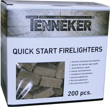 Verpakking Tenneker Quick Start aanmaakblokjes met 200 stuks