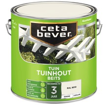 CETABEVER Tuinhoutbeits dekkend wit RAL 9010 2,5 l