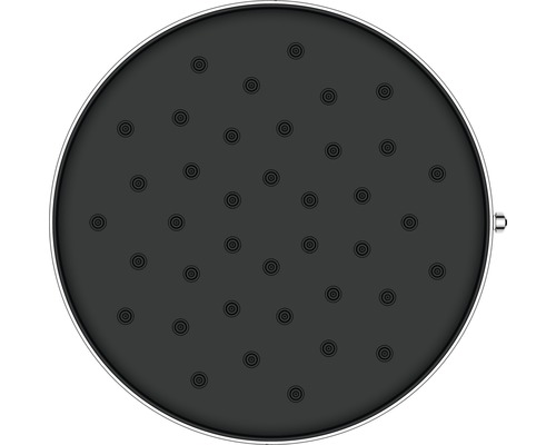 Ronde douchekop met meerdere sproeiers