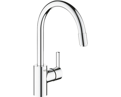 GROHE Keukenkraan Feel met uittrekbare handdouche 32671002 chroom GROHE Keukenkraan Feel met uittrekbare handdouche 32671002 chroom