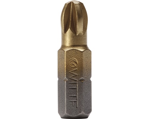 WITTE Bit Titan ¼" 25 mm Pozidriv PZ 3, 2 stuks