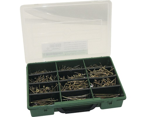 Assortimentsdoos met verschillende schroeven