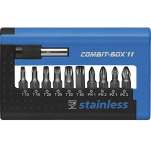 WITTE Bitset Stainless Combi box Torx/PH/PZ, 11-delig-thumb-0