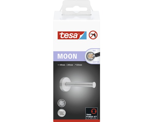 Tesa Moon handdoekhouder voor wandmontage in doos