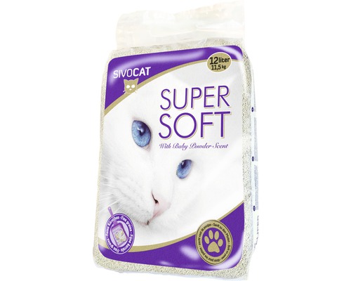 SIVOCAT Super soft, kattengrit 12 ltr SIVOCAT Super soft, kattengrit 12 ltr