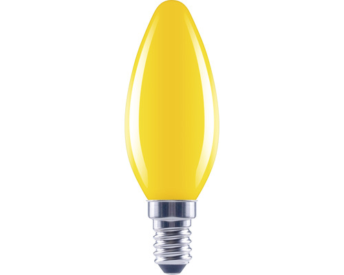 FLAIR LED lamp E14/2W C35 geel