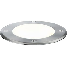 Ronde metalen grondinbouwspot met schroeven