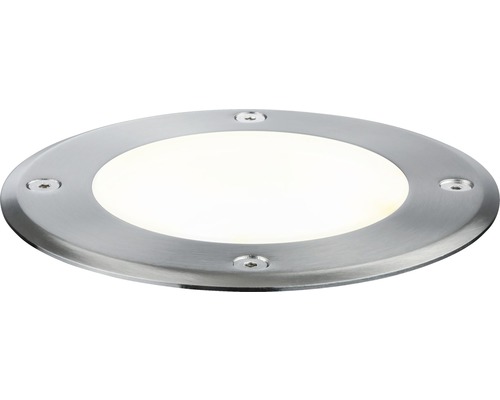 Ronde metalen grondinbouwspot met schroeven