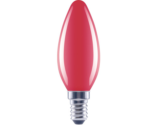 FLAIR LED lamp E14/2W C35 rood