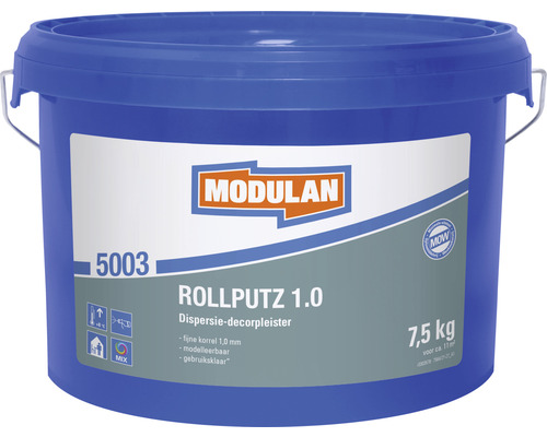 MODULAN 5003 Rollputz korrelgrootte 1,0 mm 7,5 kg MODULAN 5003 Rollputz korrelgrootte 1,0 mm 7,5 kg