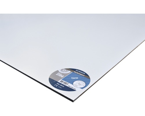 SILVA Eterno HPL plaat massief wit 2440x1220x6 mm Kunststof plaat met fabrikantetiket
