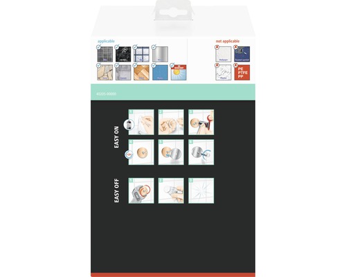 Toepassingsgebied en montage-instructies op de verpakking