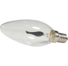 CALEX LED Filament lamp E14/3W kaarsvorm, flakkerend