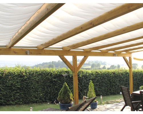 FLORACORD Schaduwdoek harmonica waterafstotend ivoor 96x220 cm FLORACORD Schaduwdoek harmonica waterafstotend ivoor 96x220 cm