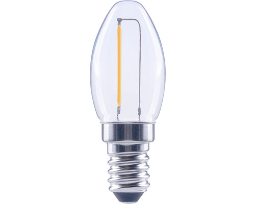 FLAIR LED schakelbordlamp E14/0,45W C7 warmwit helder