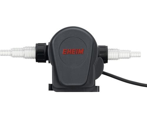 Eheim logo op een aquariumwaterpomp