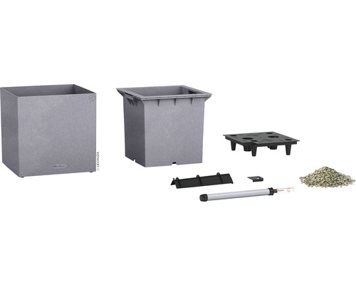 Bloembak met irrigatiesysteem en accessoires