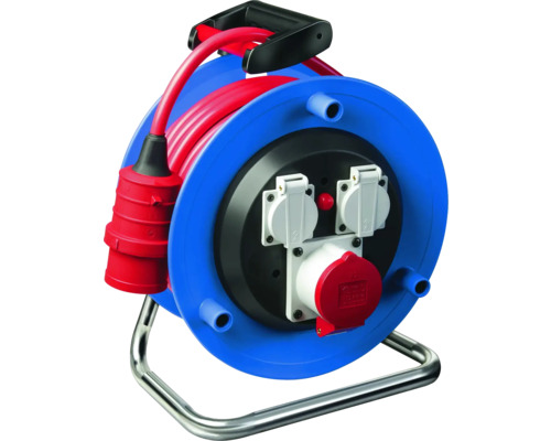 BRENNENSTUHL Kabelhaspel Garant CEE IP44 blauw, 25 meter BRENNENSTUHL Kabelhaspel Garant CEE IP44 blauw, 25 meter