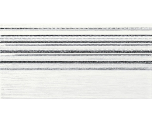 Wandtegel Trame bianco fascia 20x40 cm