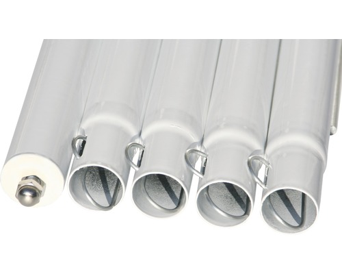 Meerdelige vlaggenstok van aluminium met haken