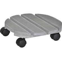 Houten plantenbakonderzetter met wielen
