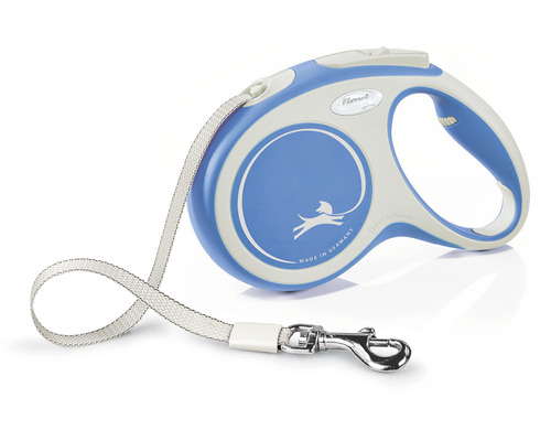 Flexi rollijn met band en karabijnhaak