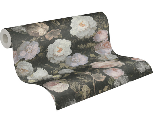 Rol behang met bloemmotief